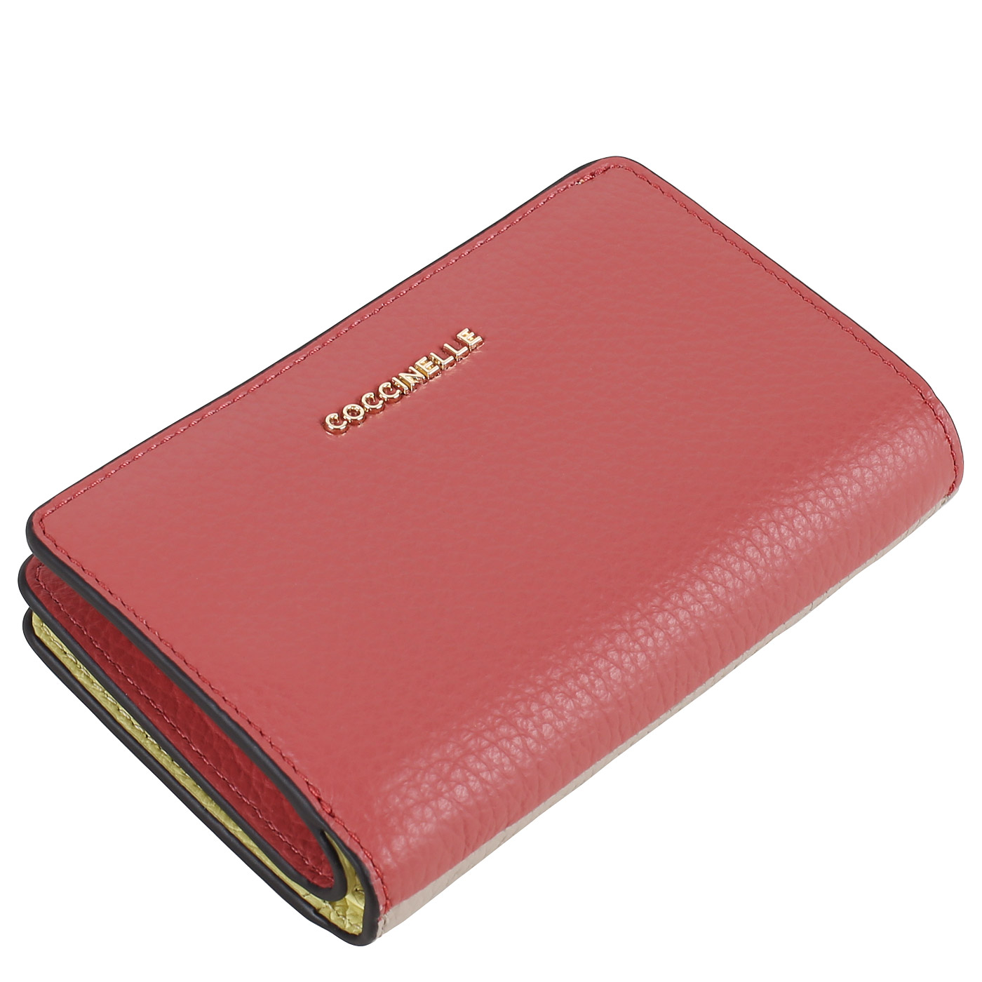 Портмоне двухцветное складное Coccinelle Metallic Tricolor