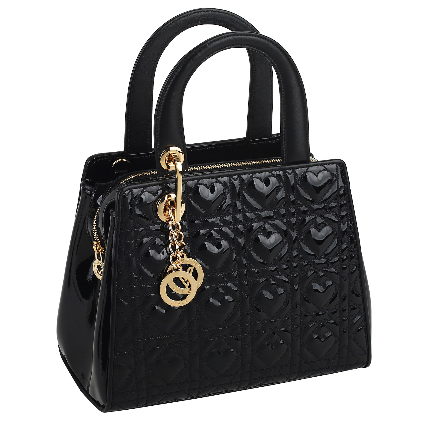 Кожаная сумка Valentino Orlandi Renne Shine