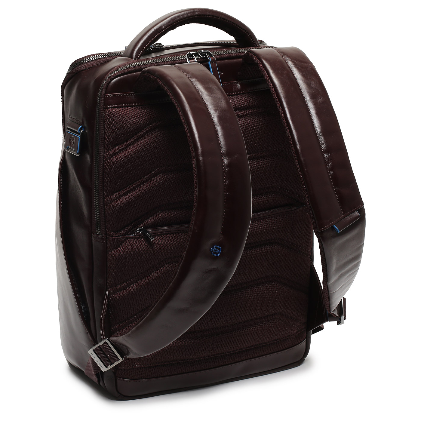 Кожаный рюкзак Piquadro Blue square