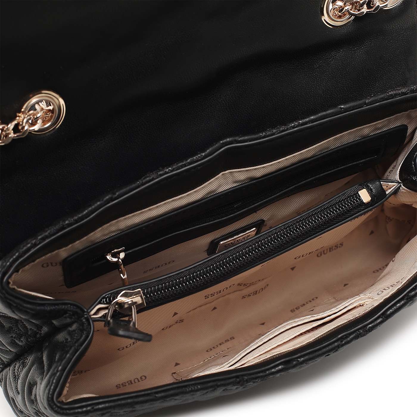 Сумка с ручками-цепочками Guess Adelasia