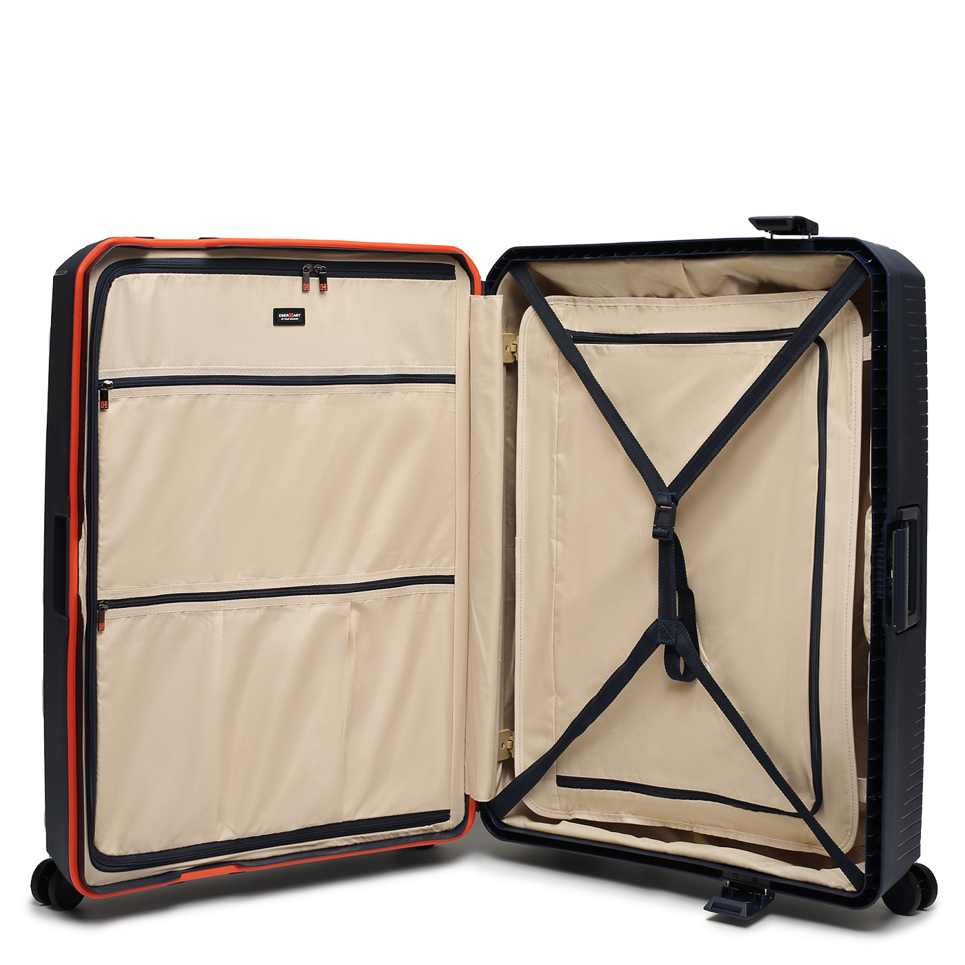 Чемодан большой L из полипропилена Eberhart Click