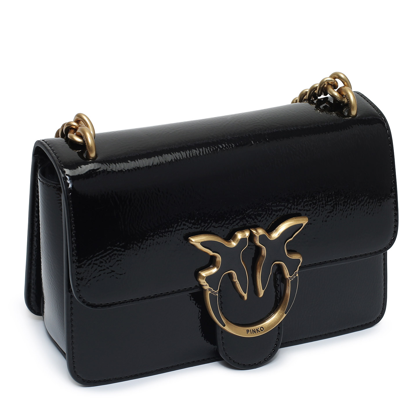 Сумка через плечо с цепочкой Pinko Love One