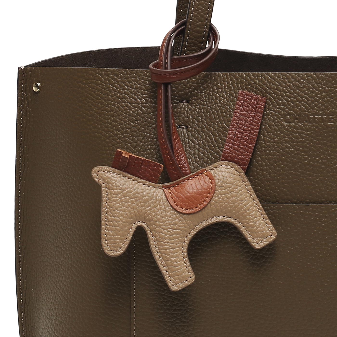 Кожаный брелок Chatte Marseille