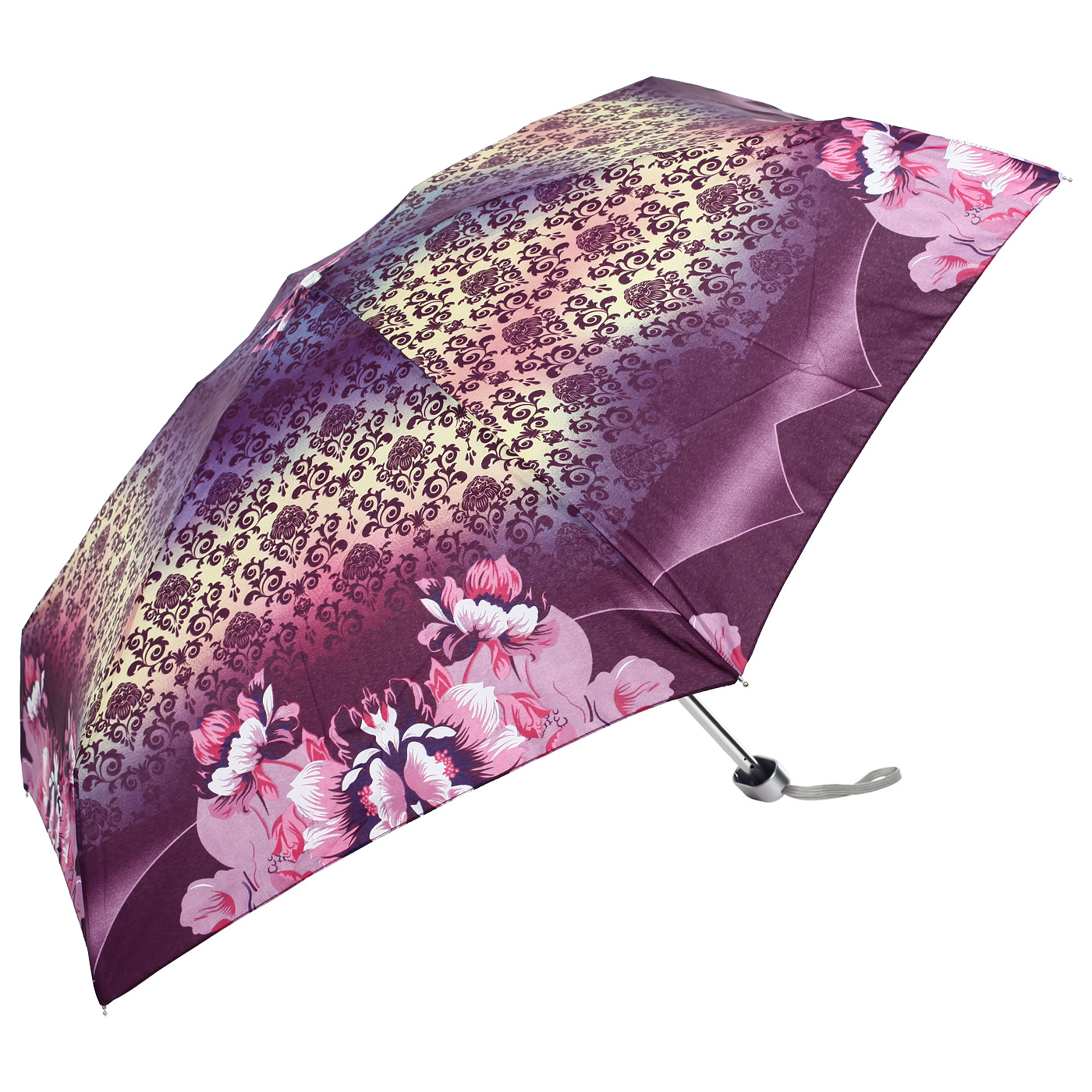 Raindrops Складной компактный зонт с принтом