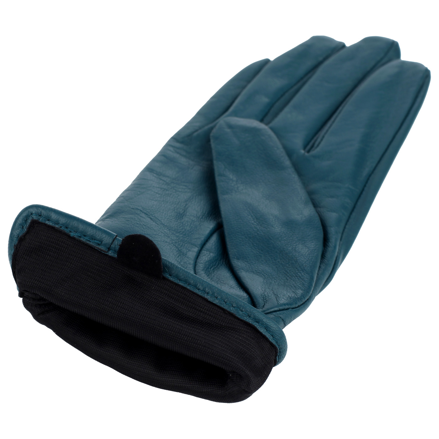 Кожаные перчатки с декором Aurelli