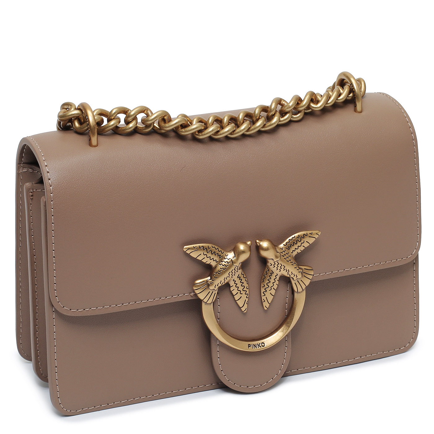 Сумка через плечо с цепочкой Pinko Love One