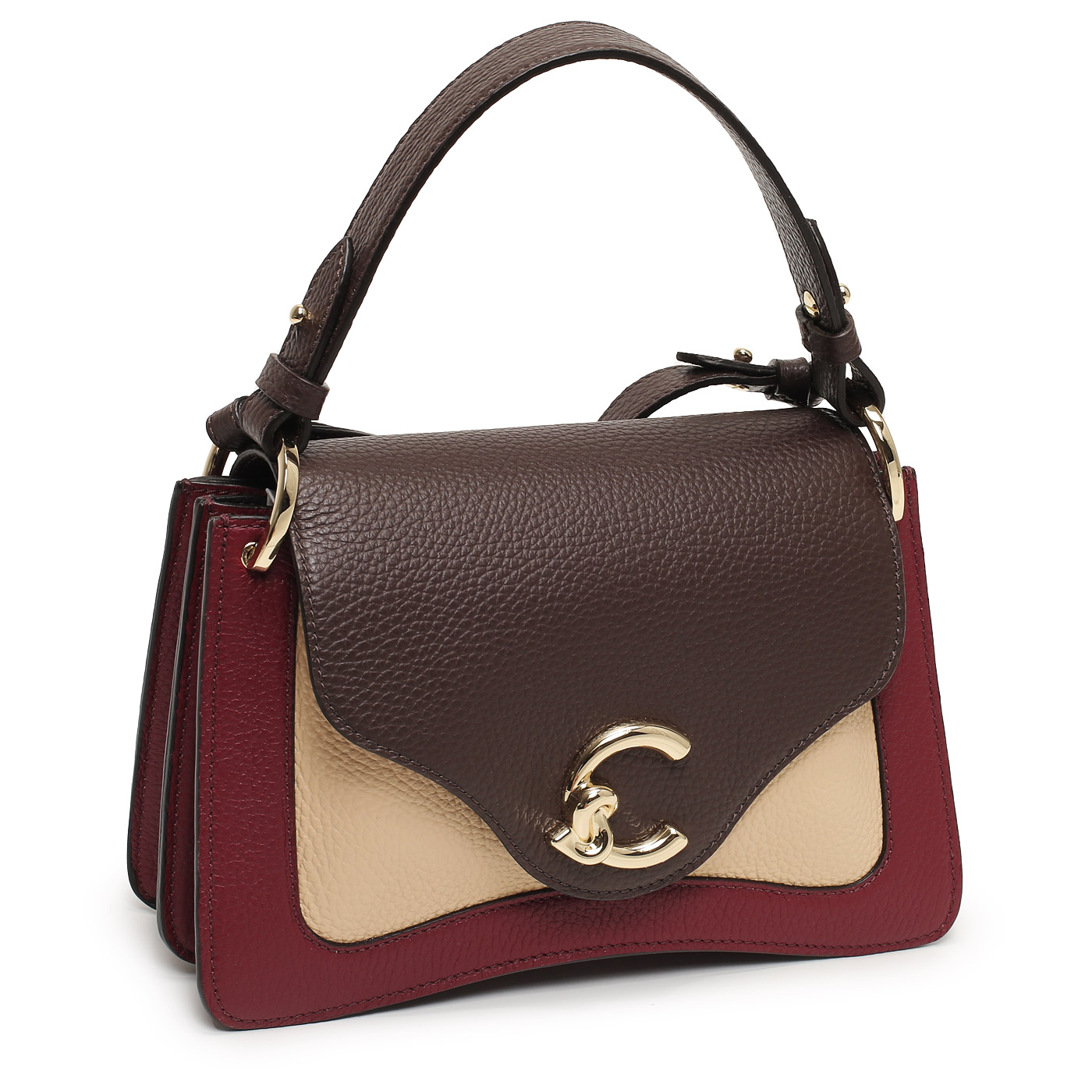 Кожаная сумка Coccinelle Coccinelle C-me Tricolor