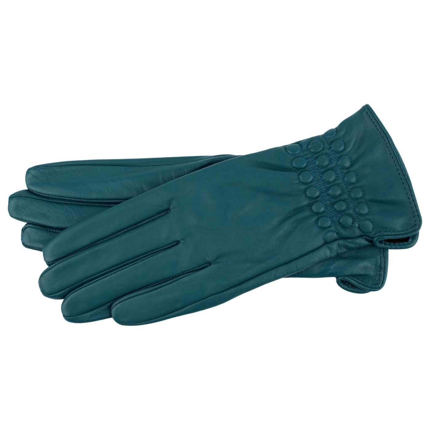 Aurelli Кожаные перчатки с декором