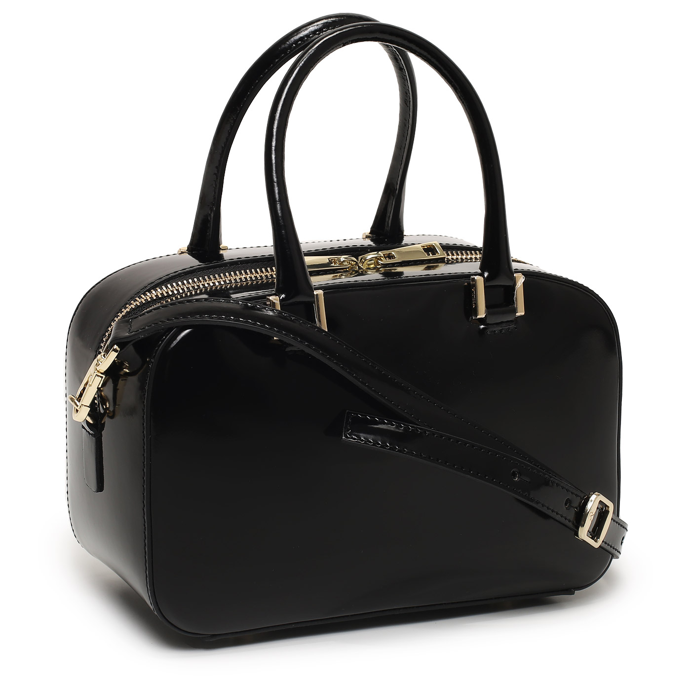 Глянцевая сумка Christian Villa Vitello Specchio