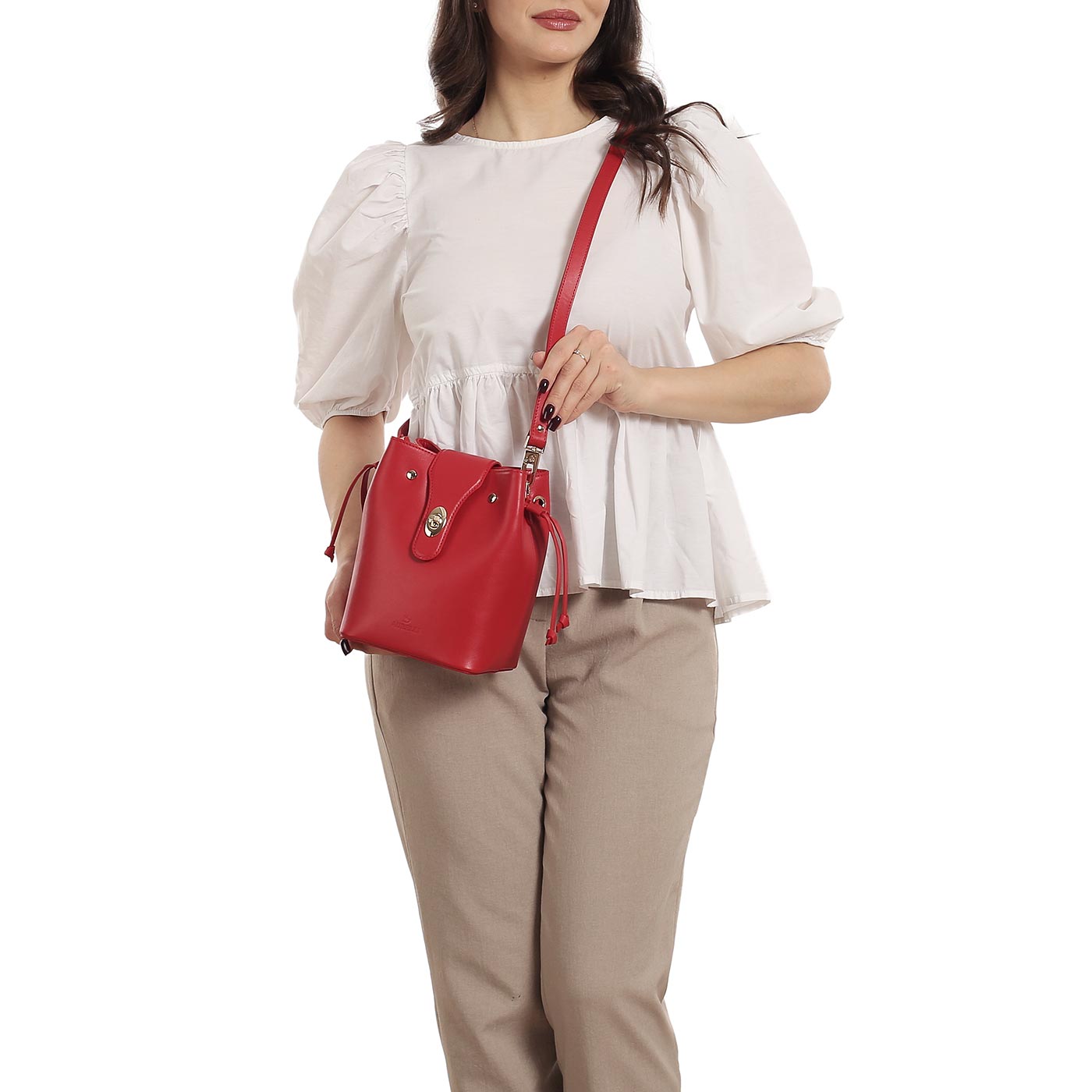 Кожаная сумка Aurelli Soft