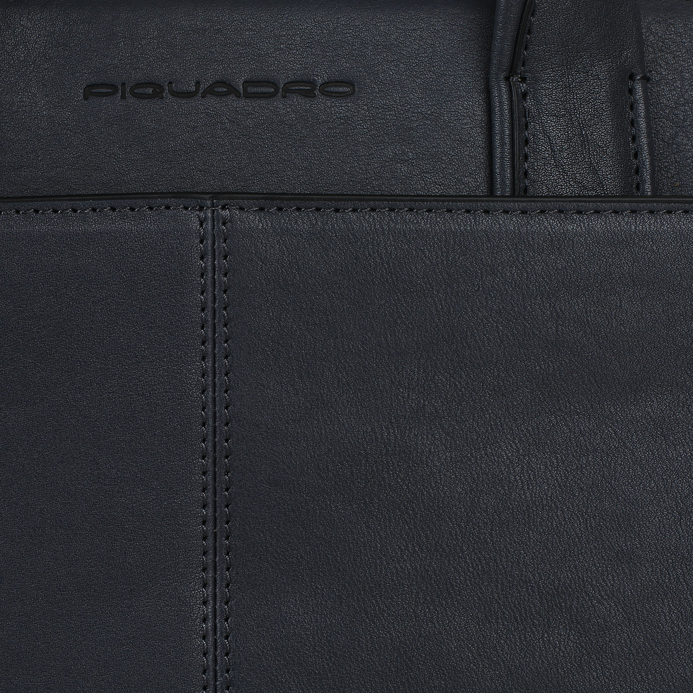 Кожаная деловая сумка Piquadro Black square