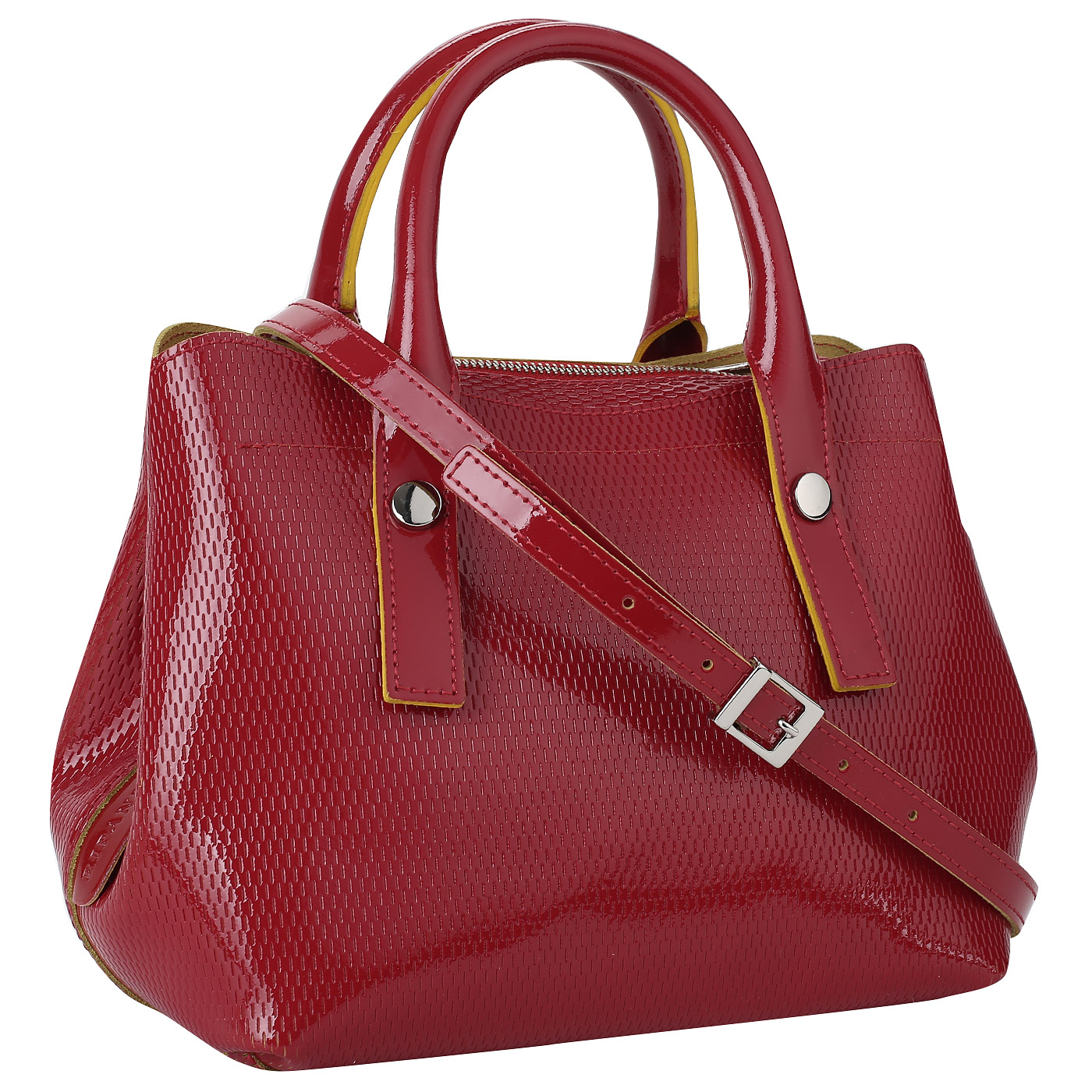 Красная лаковая сумочка Ripani Glassa