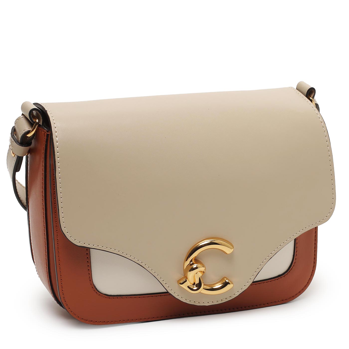 Кожаная сумка Coccinelle Coccinelle C-Me Calf Tric