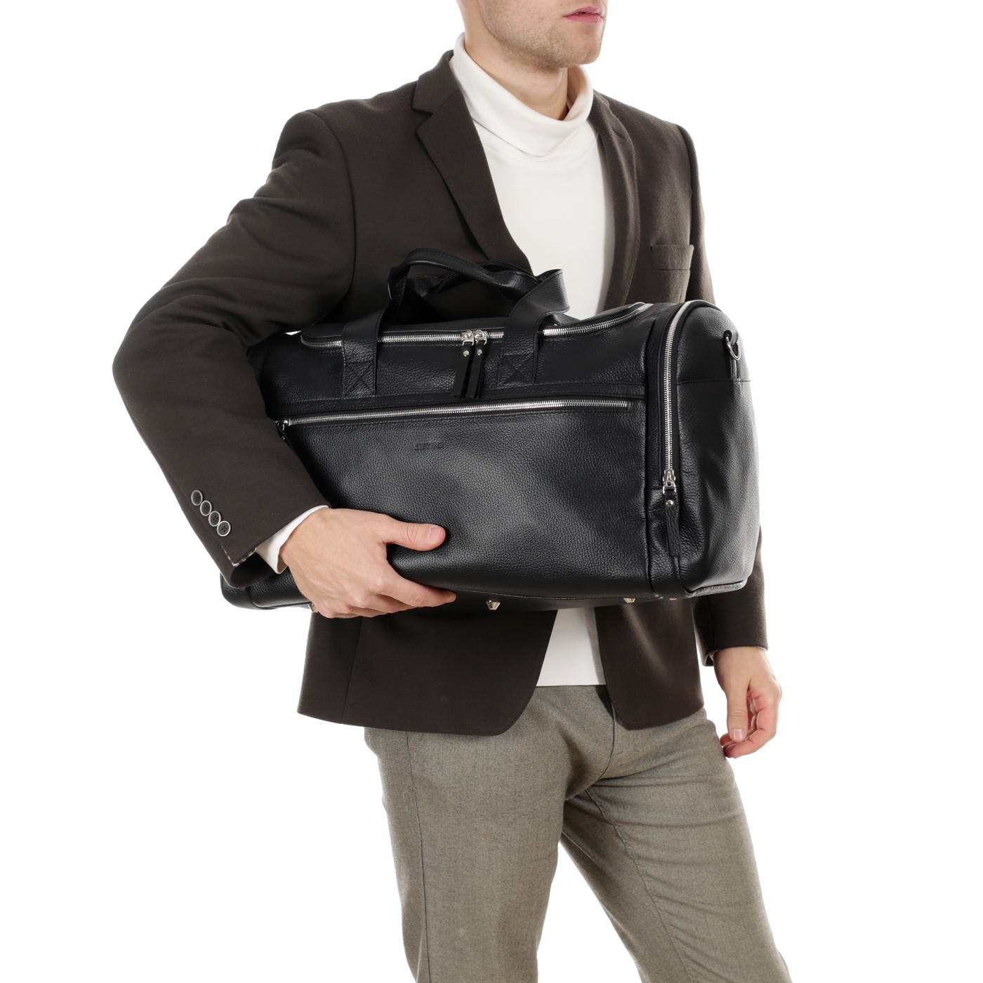 Кожаная дорожная сумка Stevens 