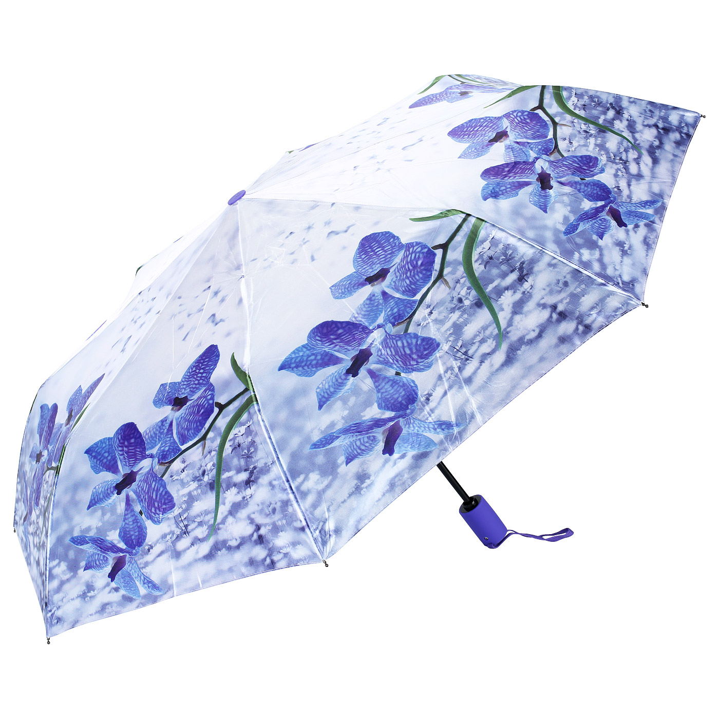 Raindrops Складной автоматический зонт