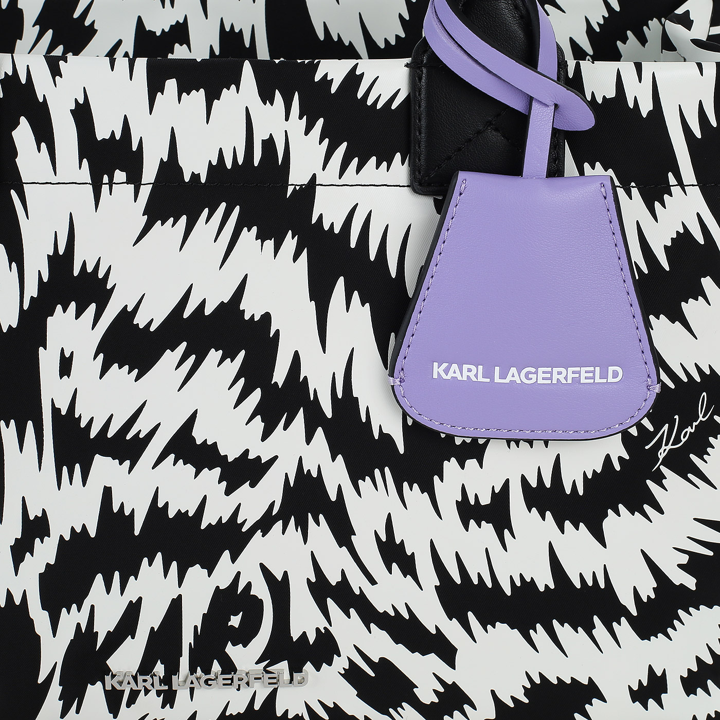 Сумка с длинными ручками Karl Lagerfeld Zebra