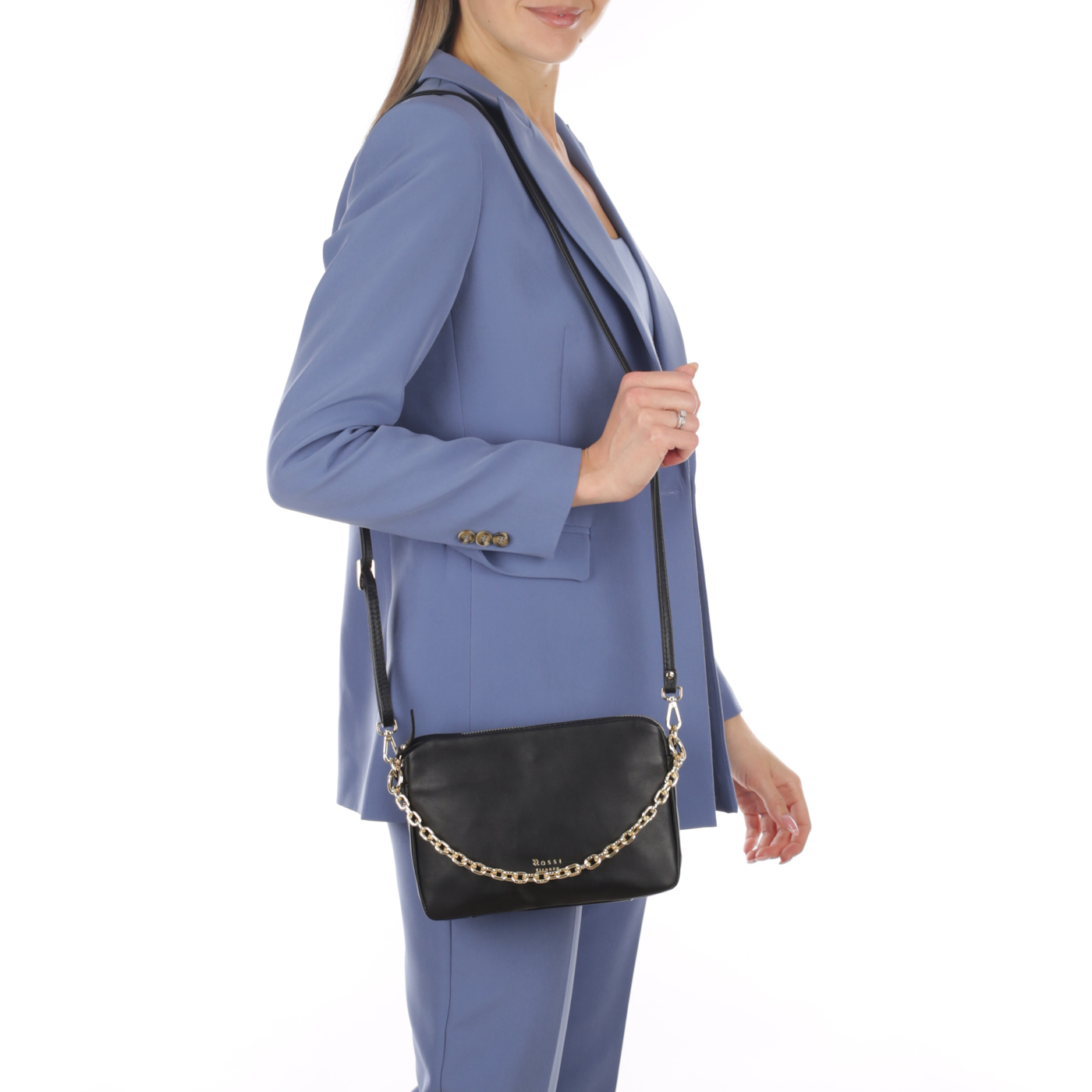 Сумка через плечо с цепочкой Bruno Rossi Dollaro